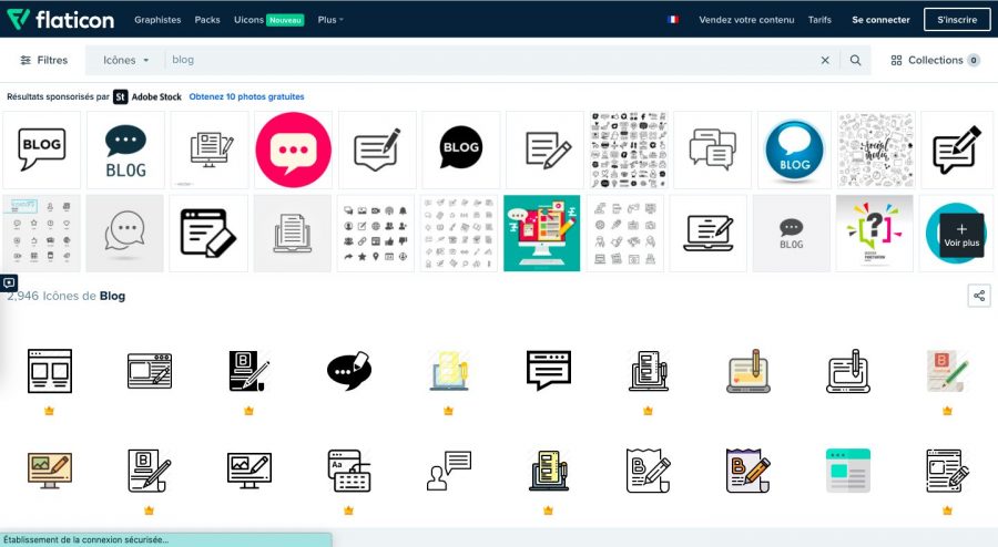 Flaticon : Images gratuites et libres de droit