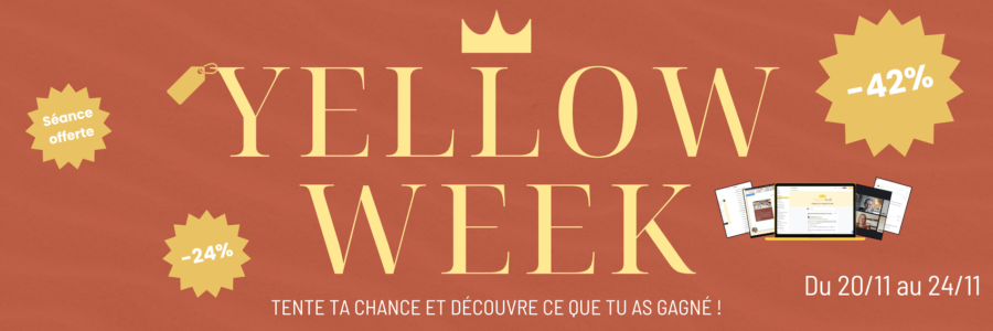 Yellow week bannière