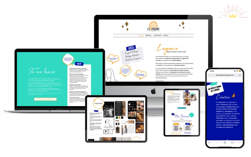 Création site vitrine L'Empreinte Créative